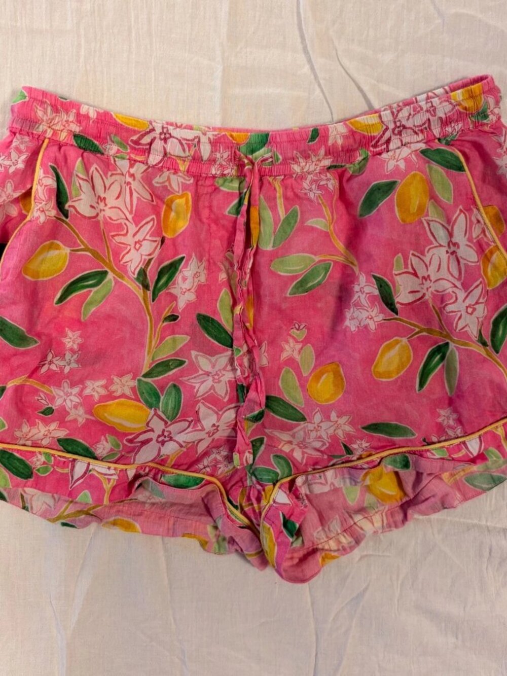 Roller Rabbit Lemon Print Pajamas - Picture 3 of 5